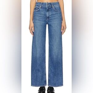 PAIGE Sasha High Rise Wide Leg Jeans